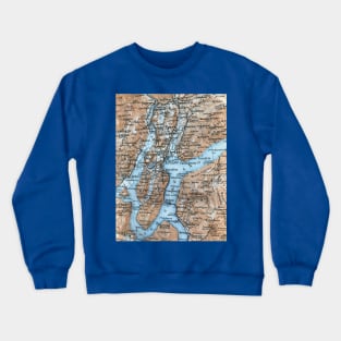 Lago di Lugano, Italia / Italy Crewneck Sweatshirt